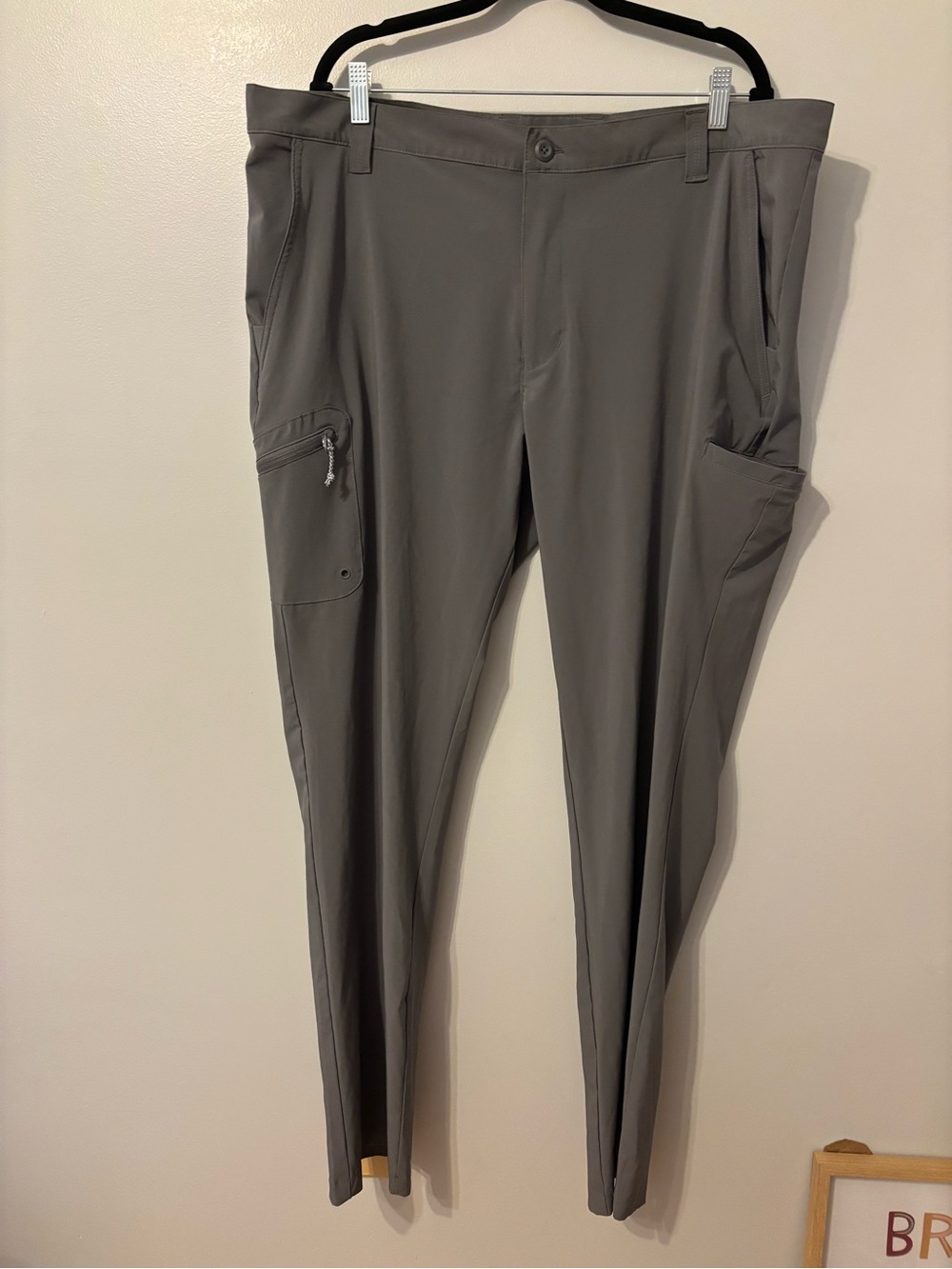 Columbia Men's Gray Outdoor Stretch Cargo Pants